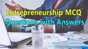 Read more about the article Entrepreneurship MCQ Questions with Answers