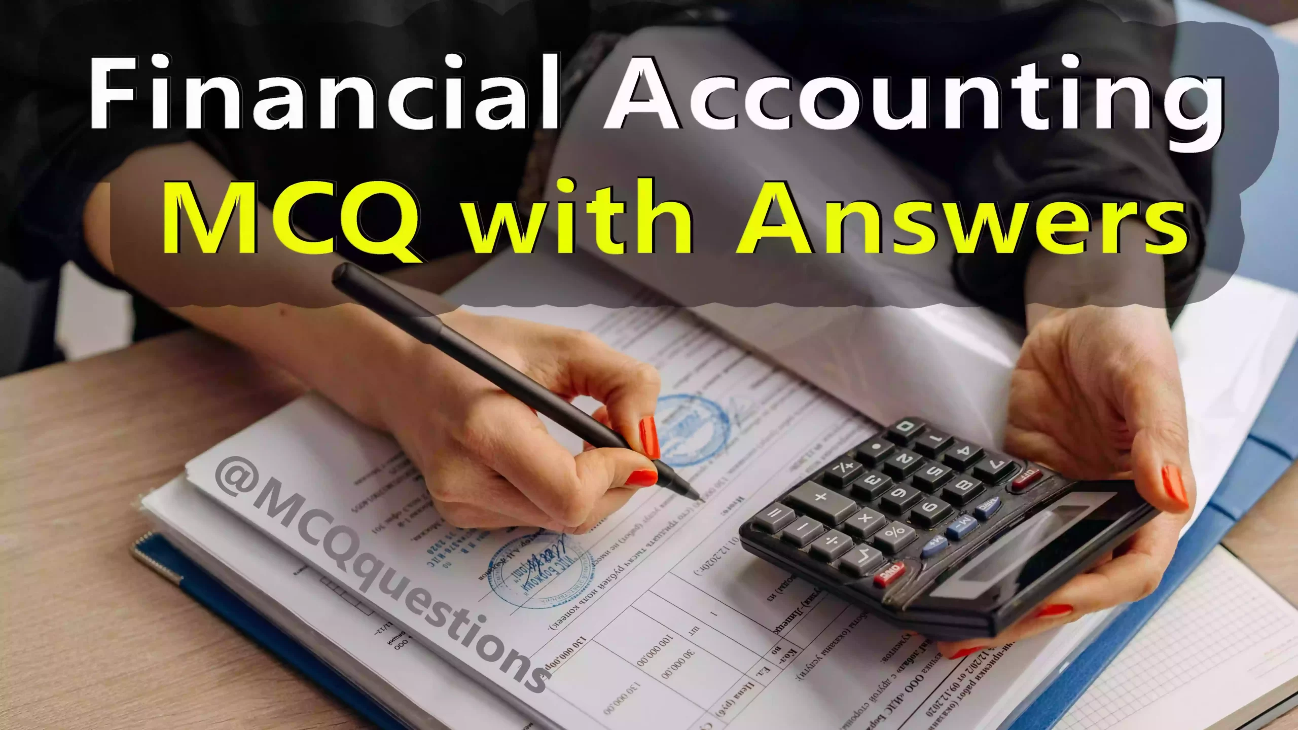 Financial Accounting MCQ with Answers